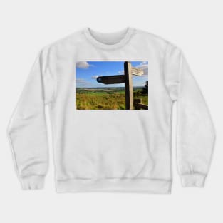 South Downs Beacon Hill Hampshire England Crewneck Sweatshirt